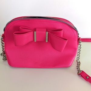 Used Betsy Johnson Pink Purse